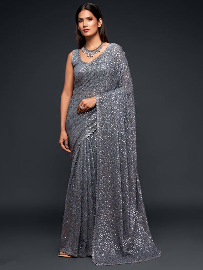Georgette Party Wear Saree