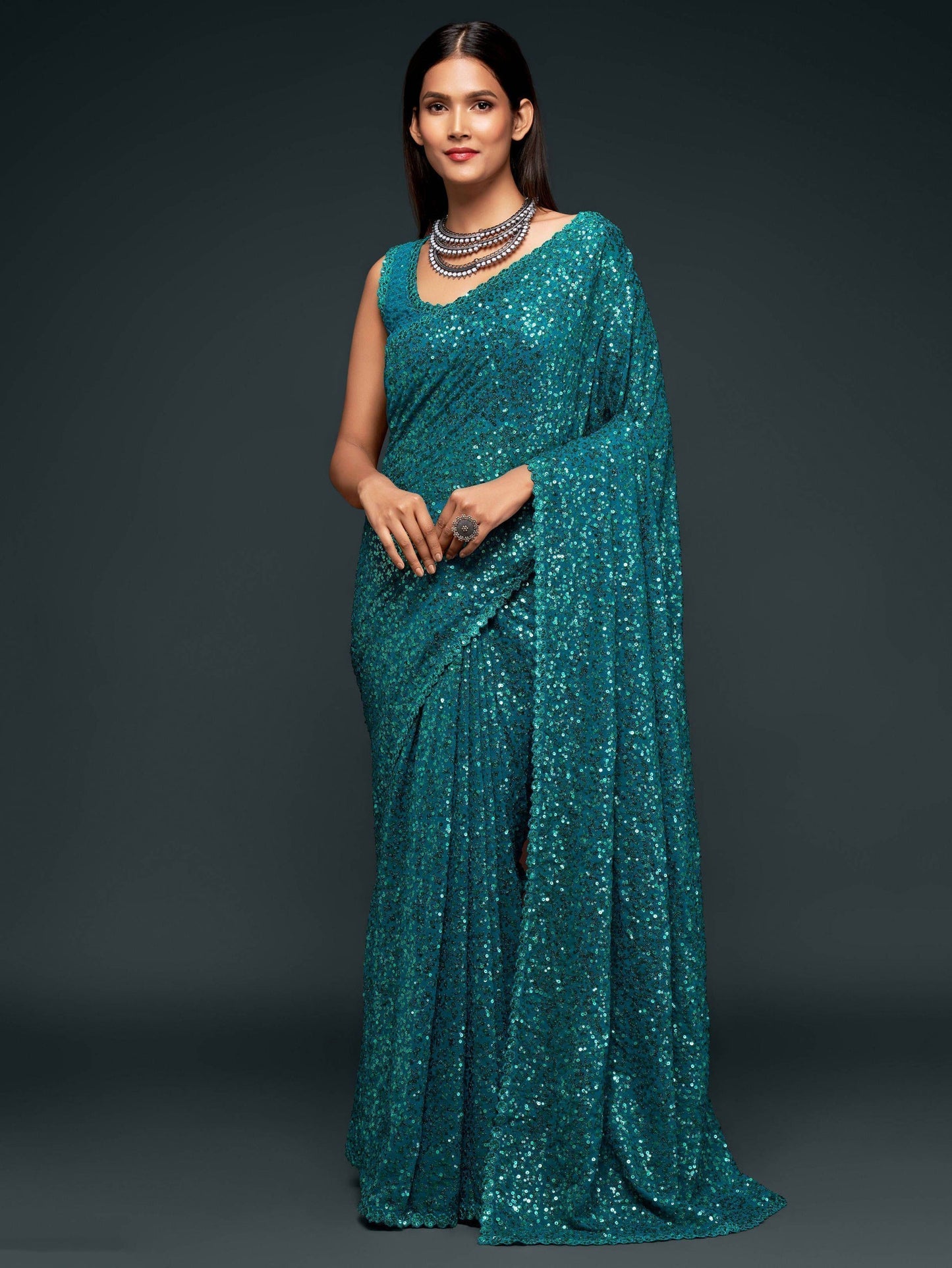 Georgette Party Wear Saree