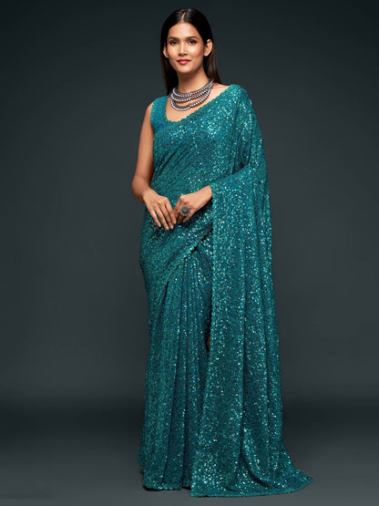 Georgette Party Wear Saree