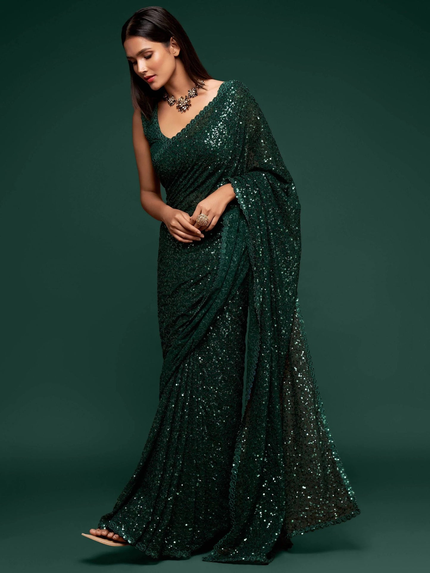 Georgette Party Wear Saree