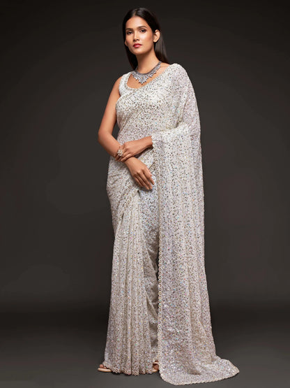 Georgette Party Wear Saree