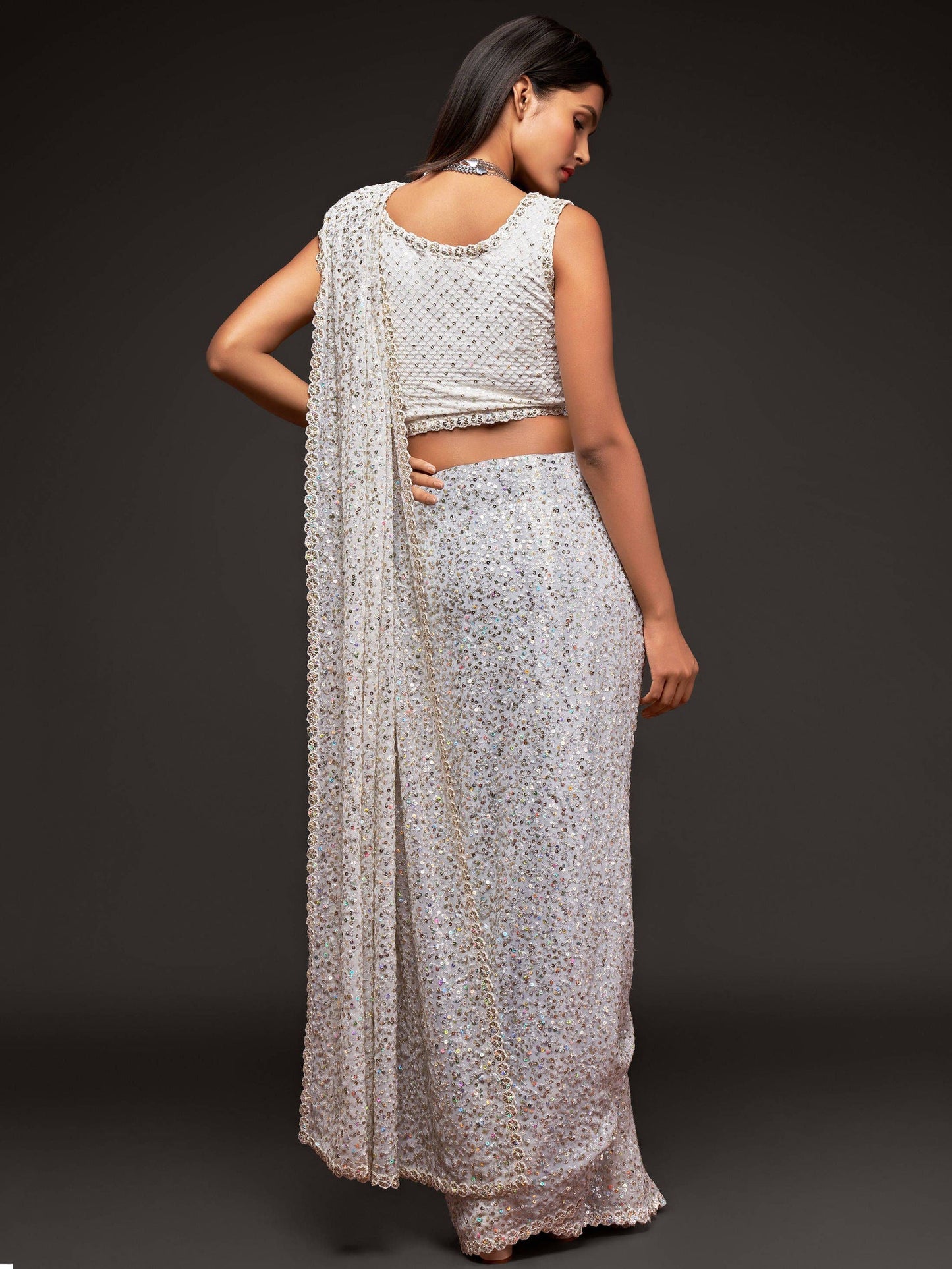 Georgette Party Wear Saree