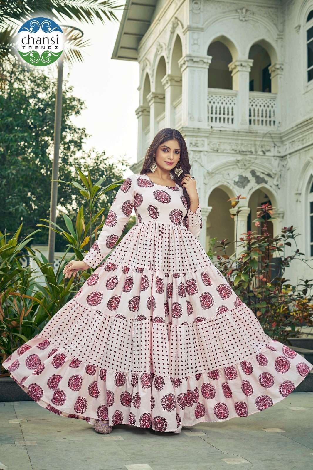 Poly Cotton Printed Work Kurti