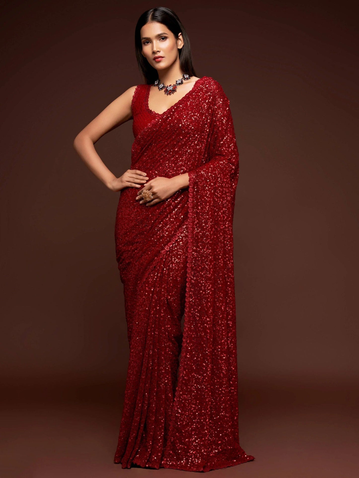 Georgette Party Wear Saree