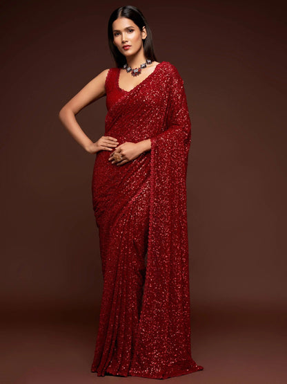 Georgette Party Wear Saree