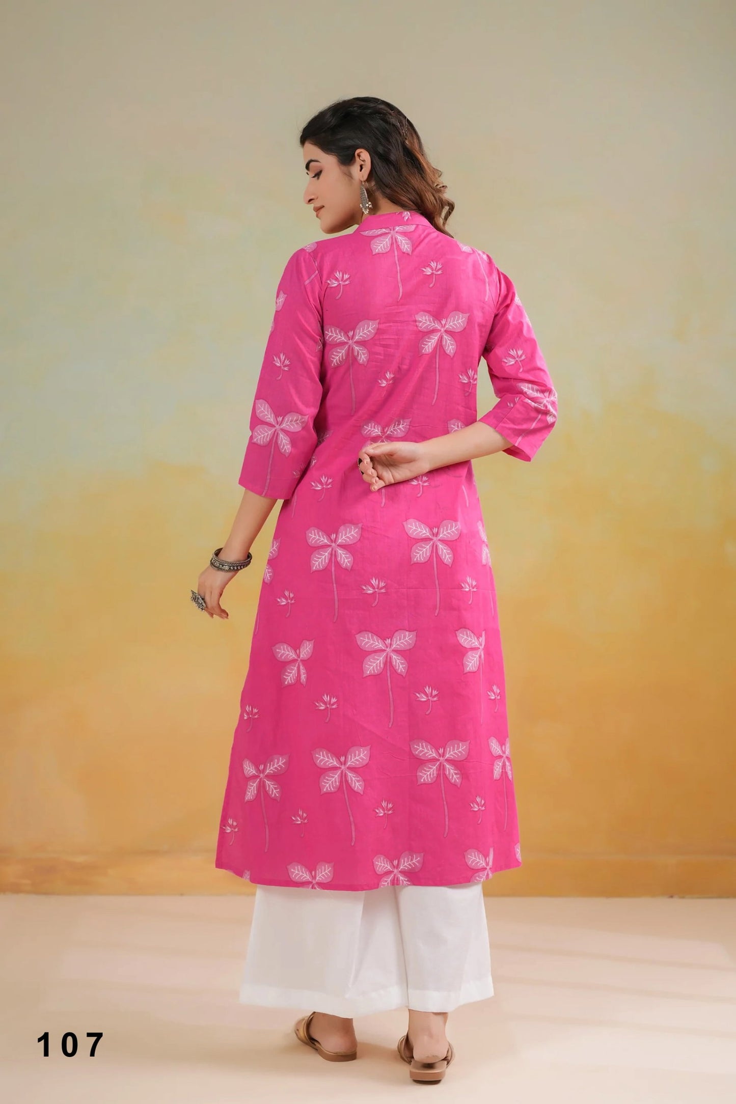 Cambric Cotton Digital Printed Kurti