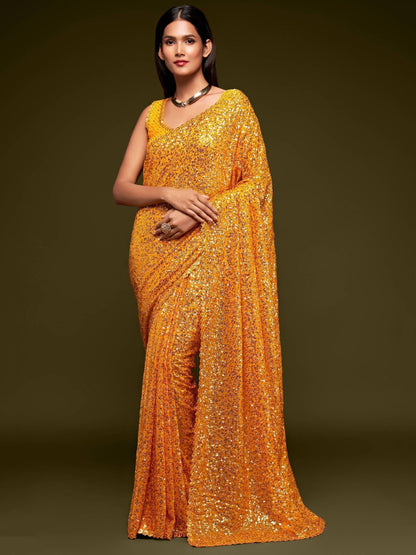 Georgette Party Wear Saree