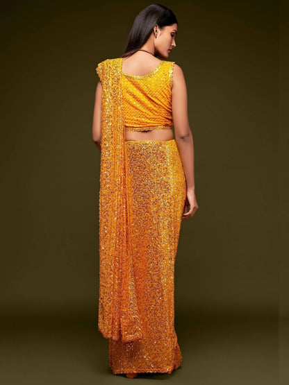 Georgette Party Wear Saree