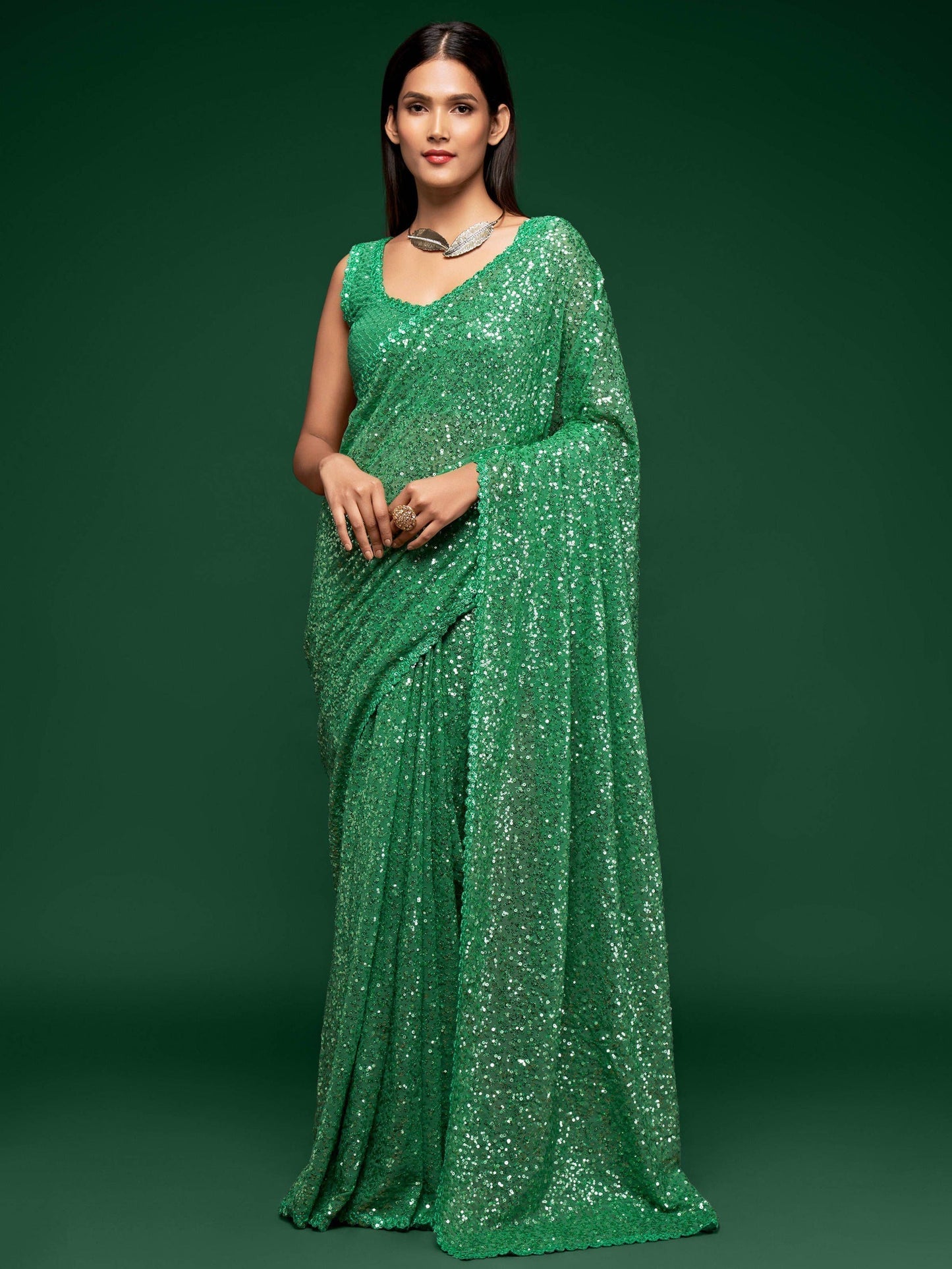Georgette Party Wear Saree
