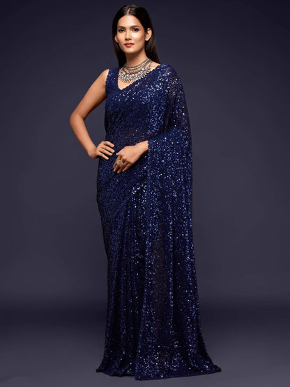 Georgette Party Wear Saree