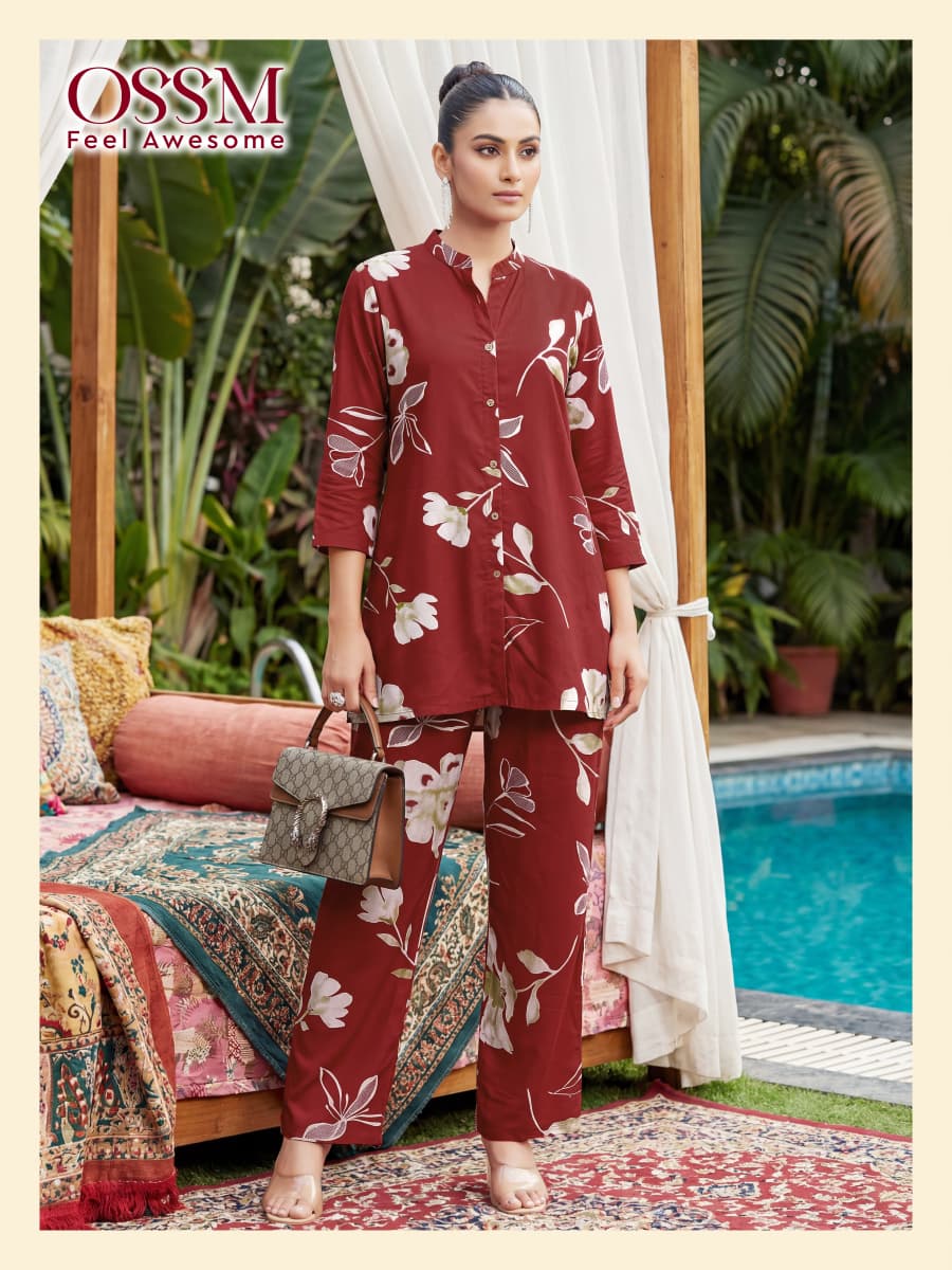 Readymade Co Ord Set For Women Stylish Trendy Designer Western Wear Collection