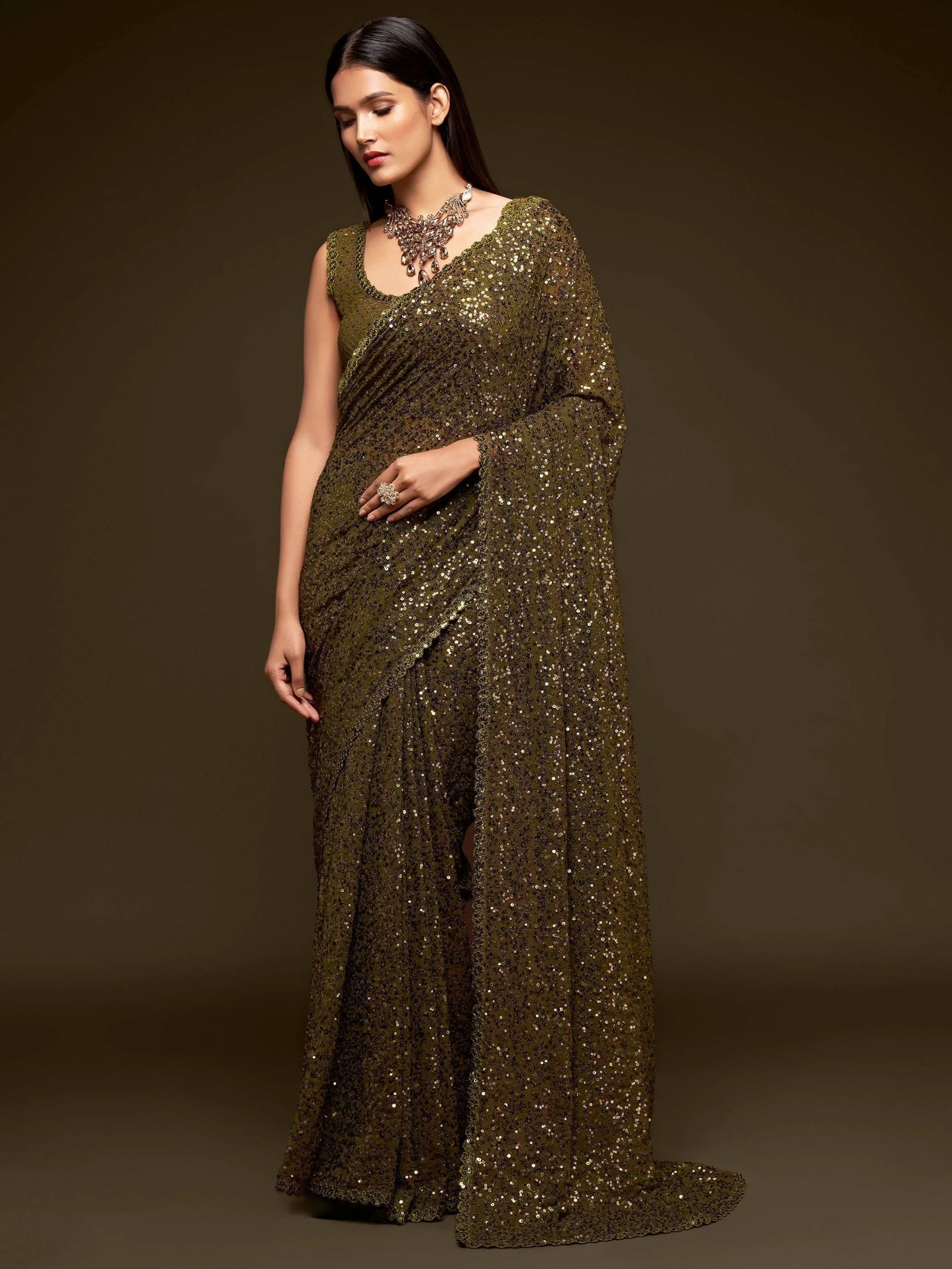 Georgette Party Wear Saree