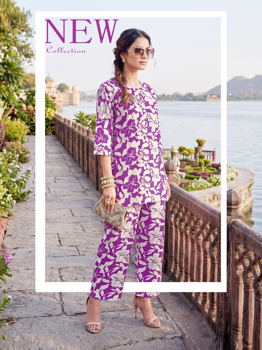 Tips And Tops Cotton Beauty Readymade Co Ord Set Designer Casual Wear Cotton Collection For Women