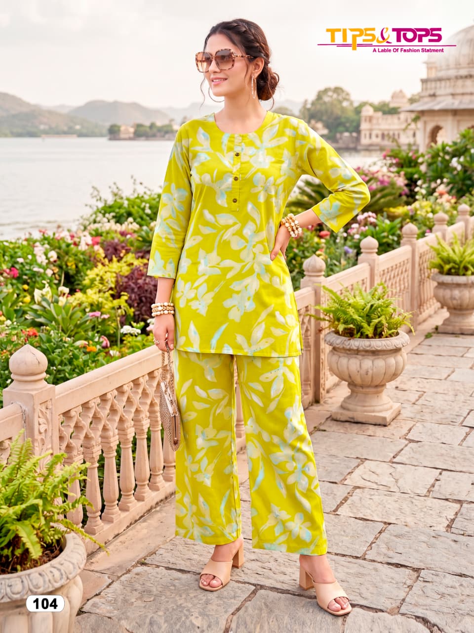 Tips And Tops Cotton Beauty Readymade Co Ord Set Designer Casual Wear Cotton Collection For Women